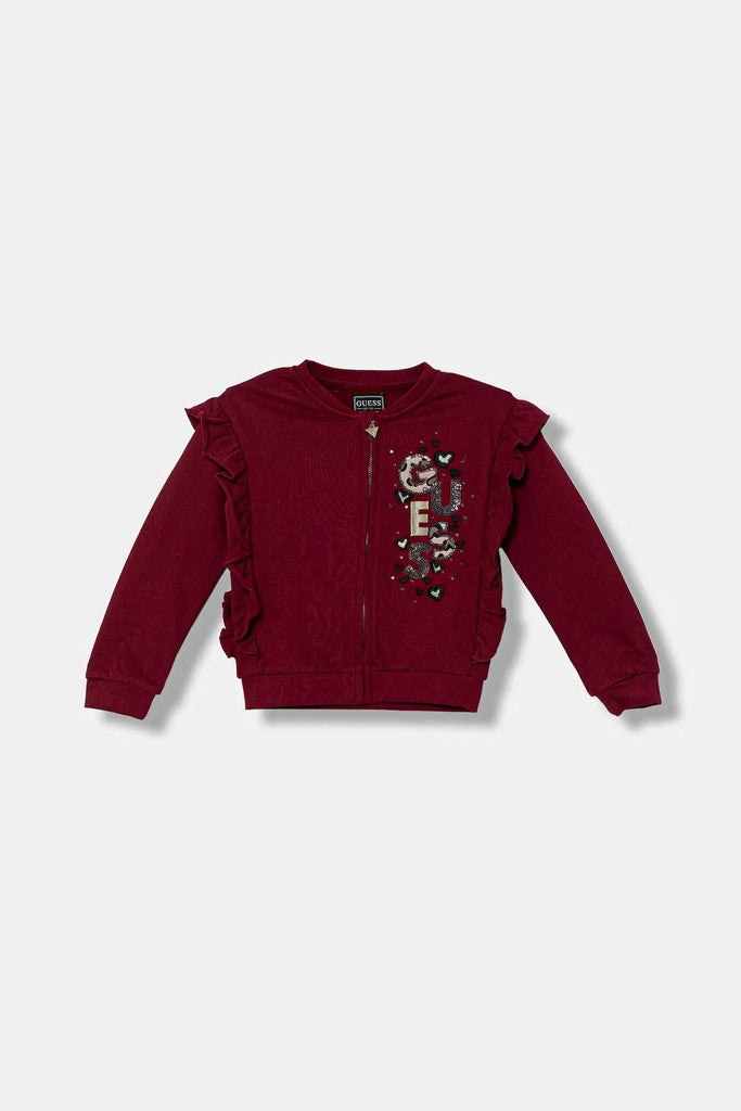 GUESS LS ACTIVE TOP W/ZIP