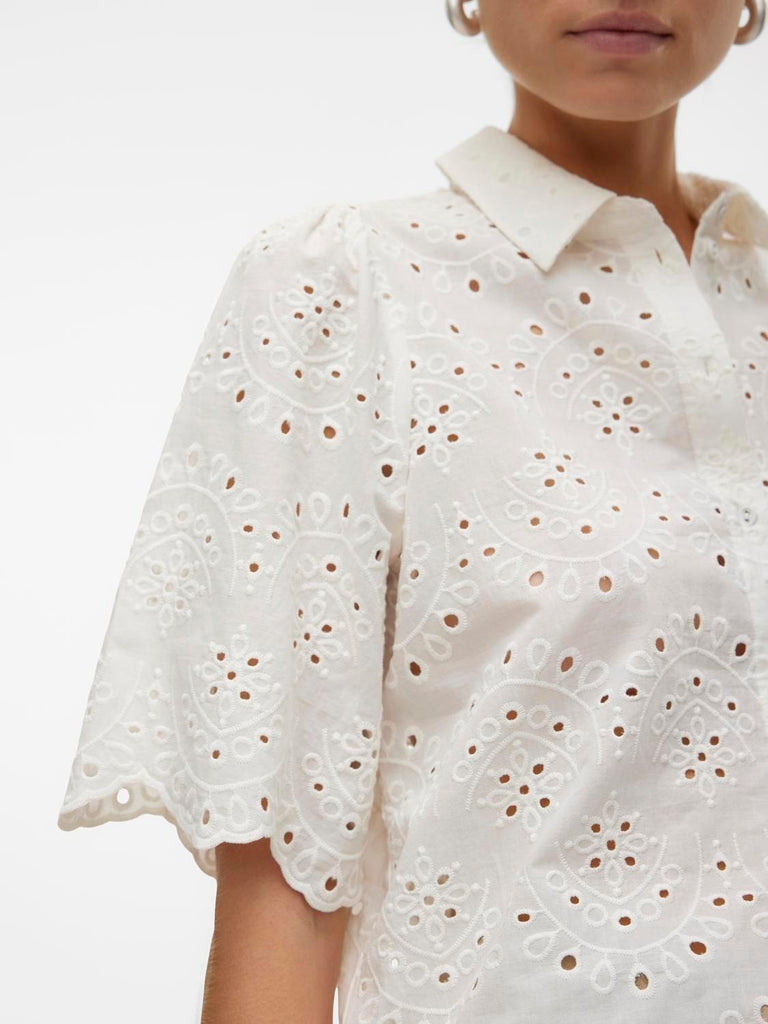 VERO MODA VMHAY 2/4 EMB SHIRT WVN SPE