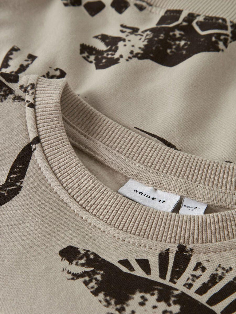 NAME.IT NMMNILAUS LS NREG SWEAT BRU