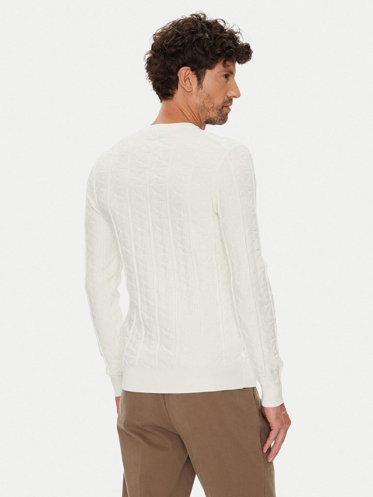 GUESS HERON CN LS MONOGRAM SWEATER