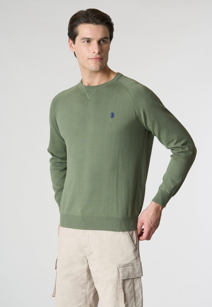 U.S. POLO ASSN LIN - PULLOVER RAGLAN CROW NECK