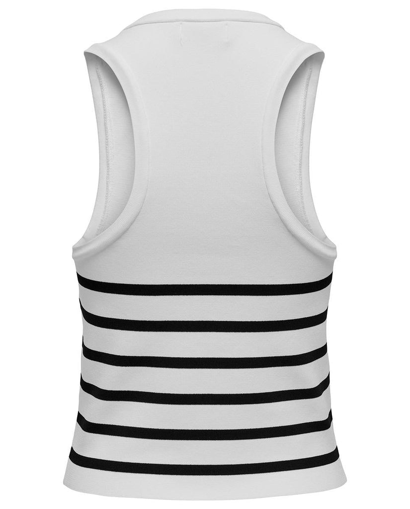 ONLY ONLLILL SL U-NECK RACER BACK TOP CC KNT
