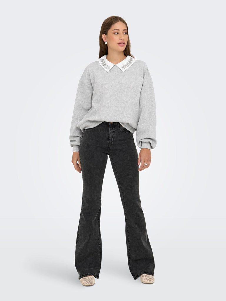 ONLY ONLWILLOW L/S O-NECK EMB. UB SWT