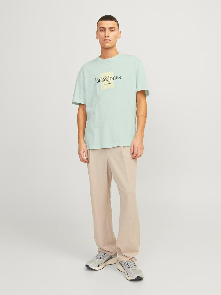 JACK AND JONES JORLAFAYETTE BRANDING TEE SS CREW NECK