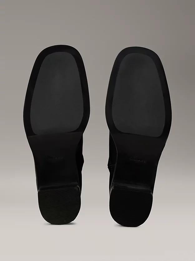 CALVIN KLEIN BLOCK HEEL ZIP BOOT