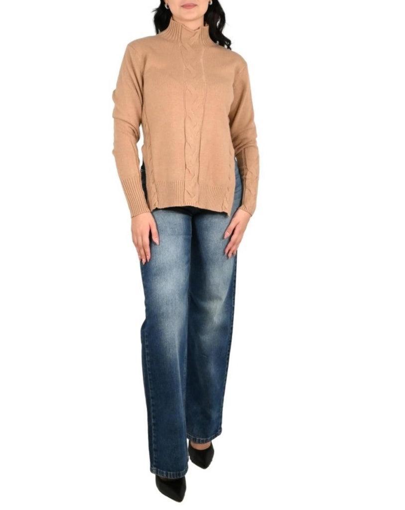 MARKUP MAGLIA COLLO ALTO F.12 TRECCIA