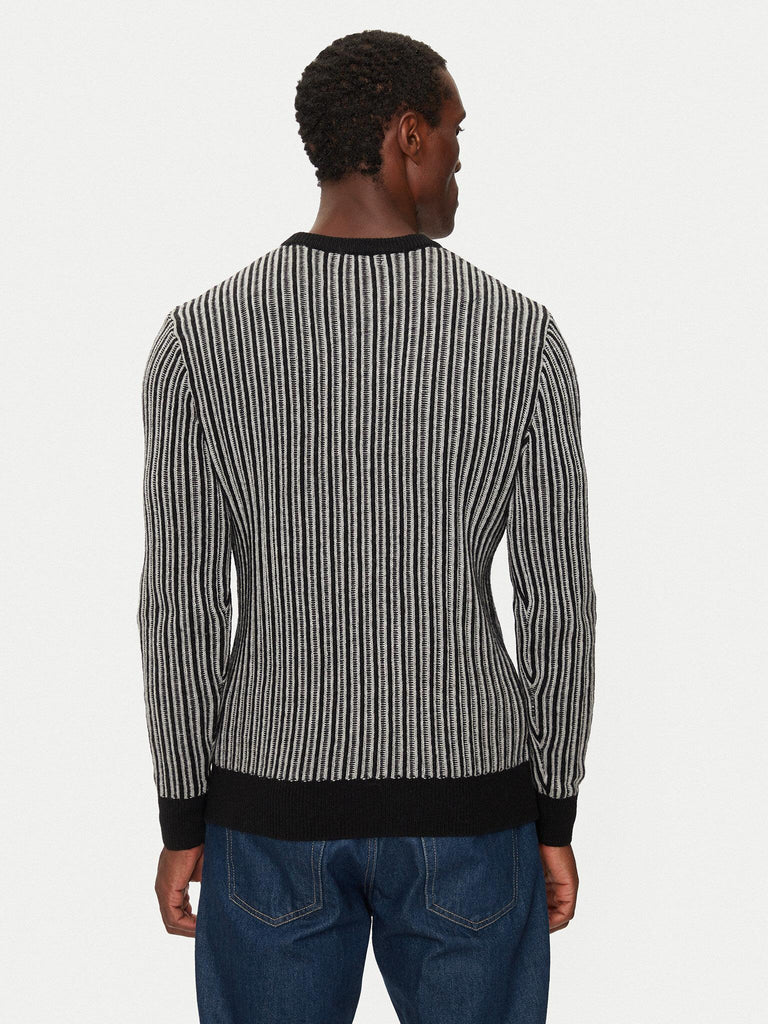 GUESS EMMANUEL CN BI-COLOR RIBS SWTR