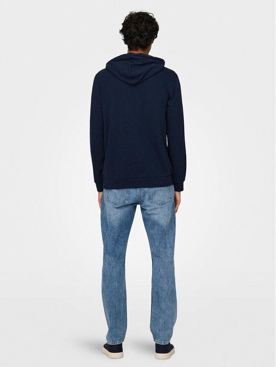 ONLY&SONS ONSLENNY REG VINTAGE PRINT HOOD SWEAT
