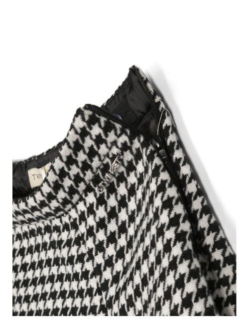 TWINSET GONNA CORTA MOTIVO PLISSE