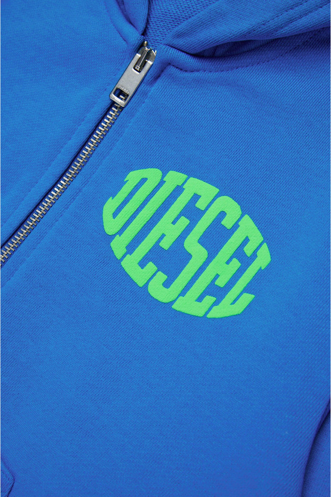 DIESEL SBOLCZIP OVER SWEAT-SHIRT