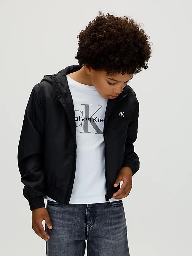 CALVIN KLEIN PADDED HOODED HARRINGTON JACKE