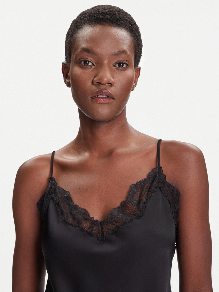 CALVIN KLEIN Matte Satin Cami wit