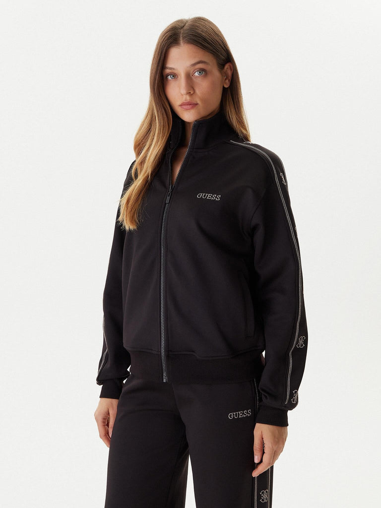 GUESS OCTAVIA HIGH NECK FULL-ZIP SWE