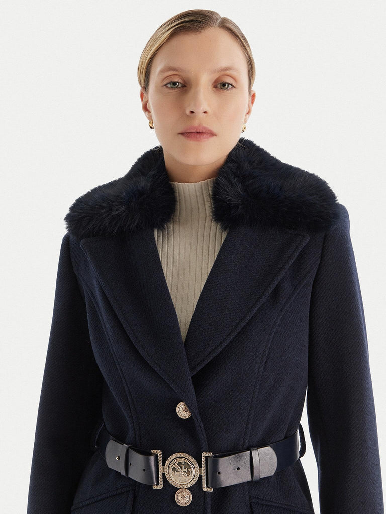 GUESS NEW PATRICE BELTED COAT