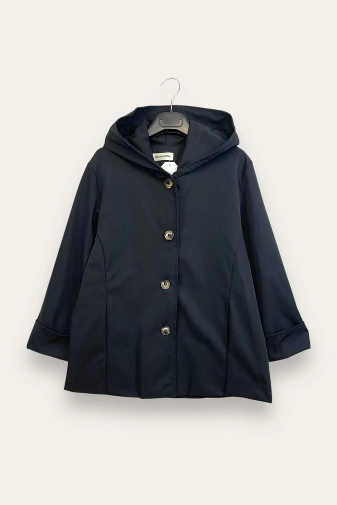 LOVEme Giacca foderata  con bottoni e cappuccio