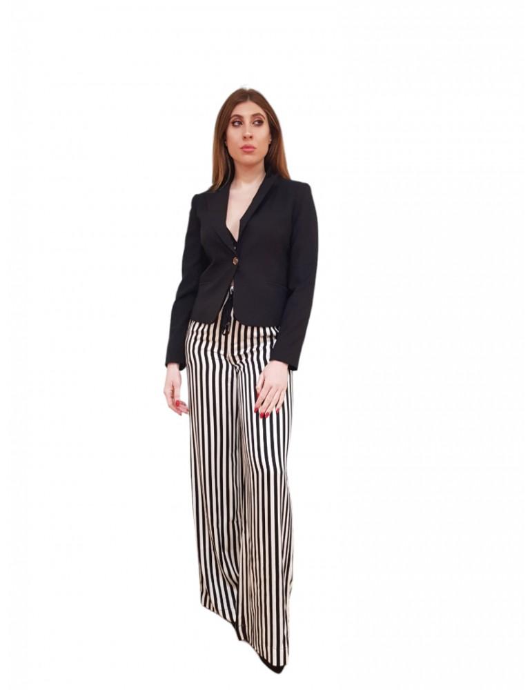 FRACOMINA SHORT TAILOR JACKET BLACK