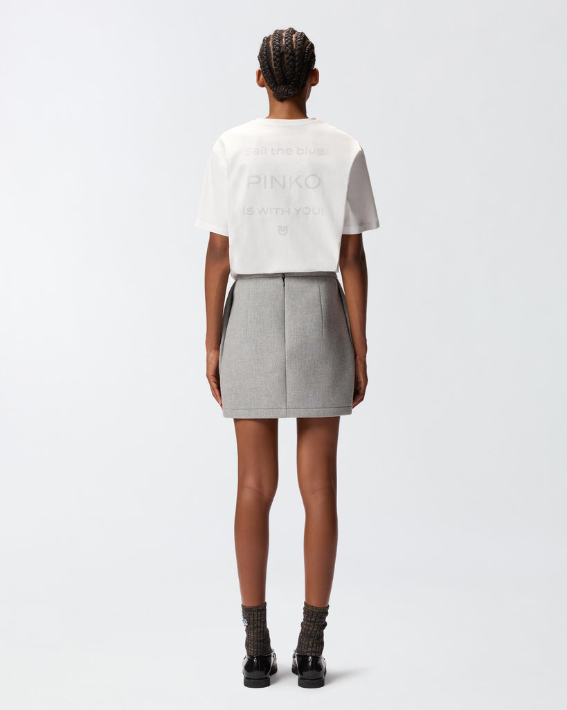 PINKO STREPITOSO T-SHIRT JERSEY LOGO