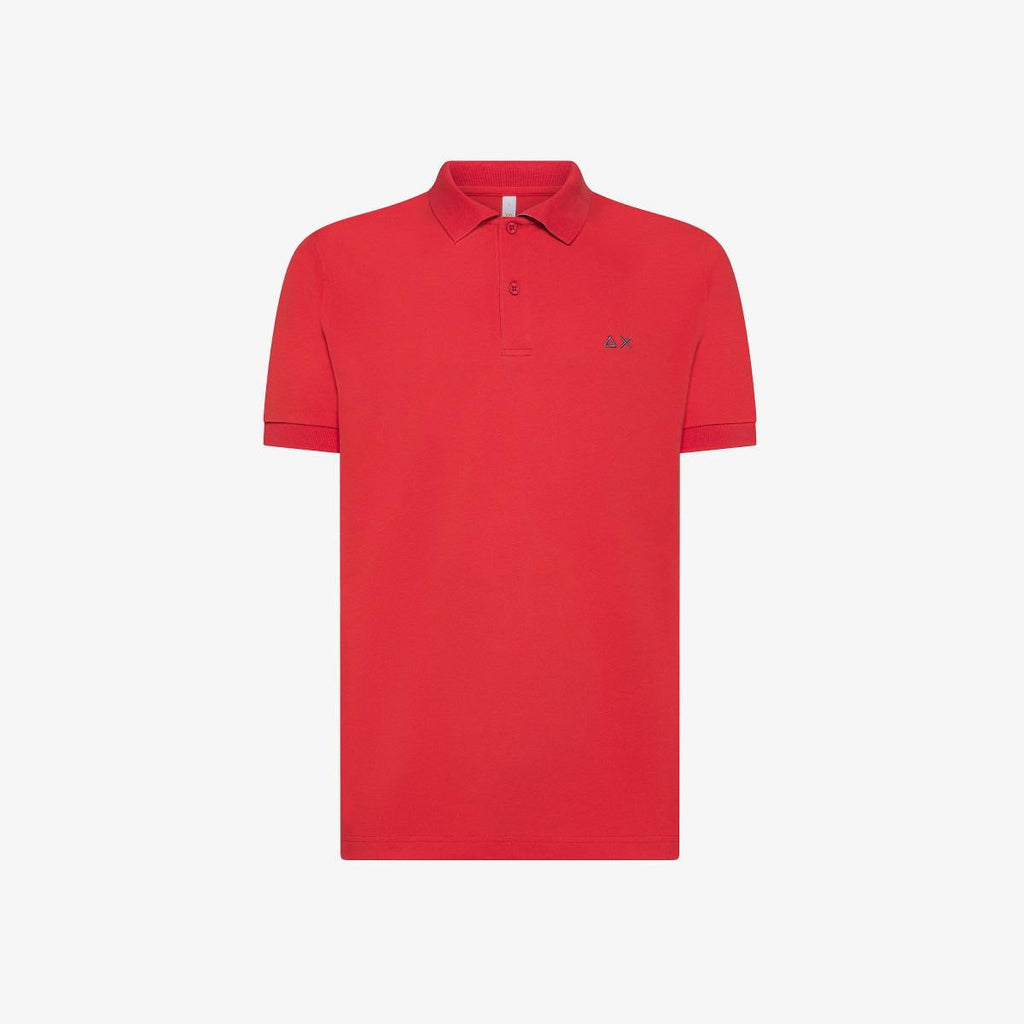 SUN68 POLO PRINT UNDER COLLAR S/S