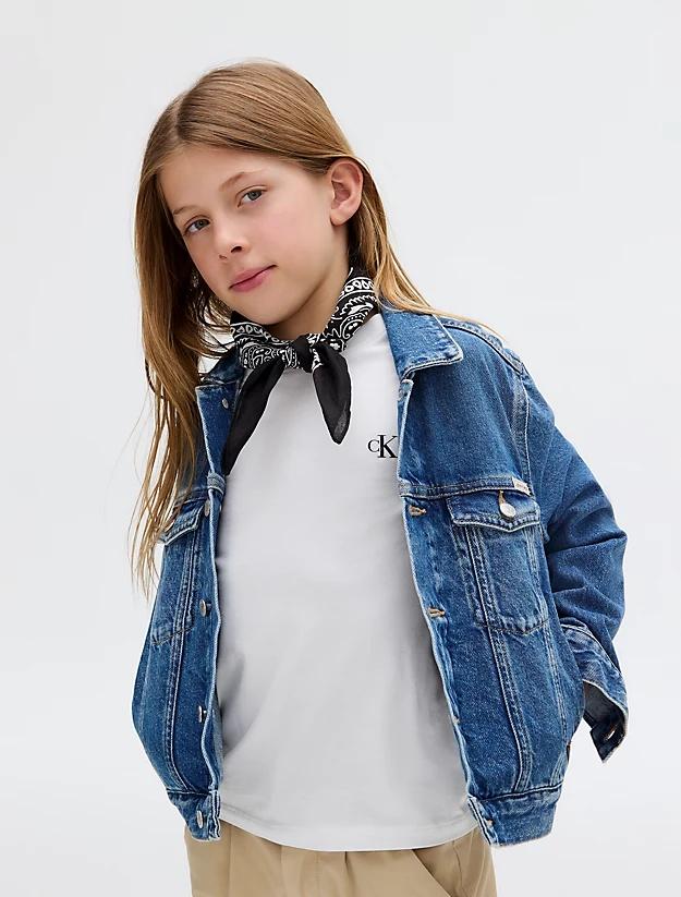 CALVIN KLEIN 2P CHEST MONO LS T-SHIRT