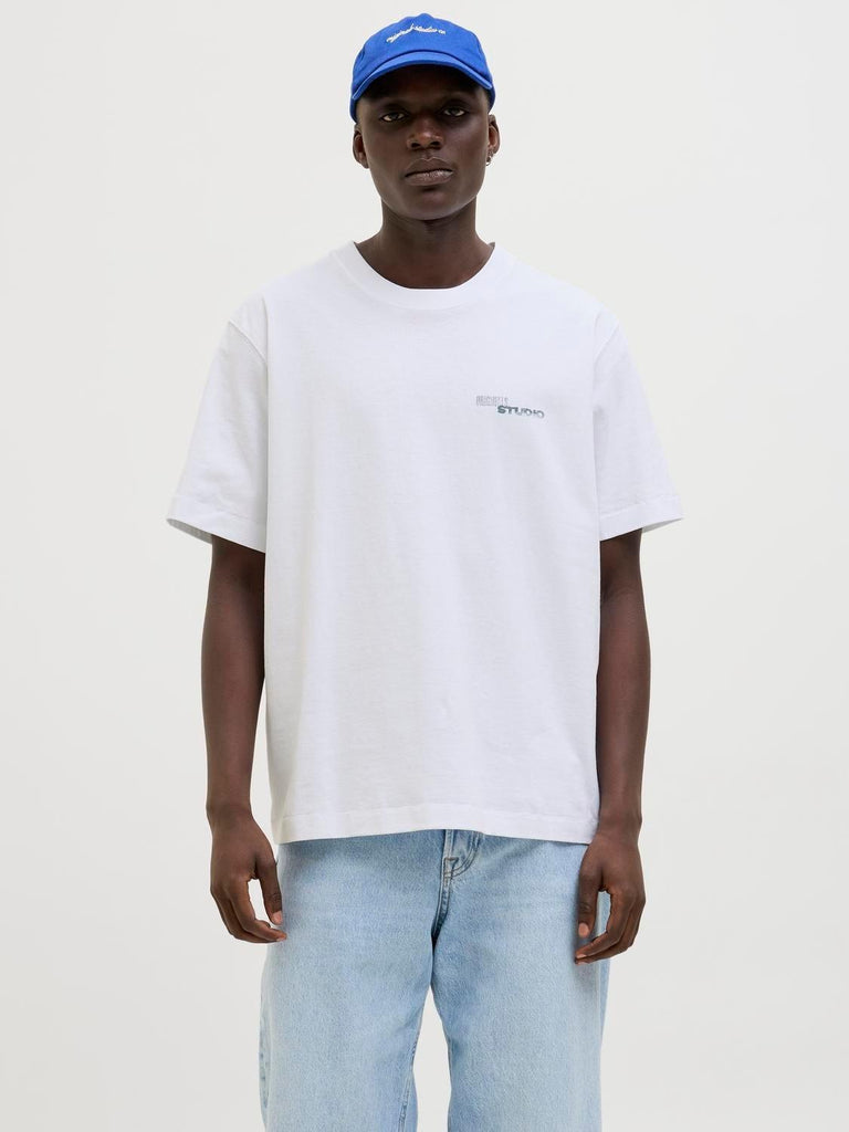 JACK AND JONES JORRETIRO BACK TEE SS CREW NECK SE25