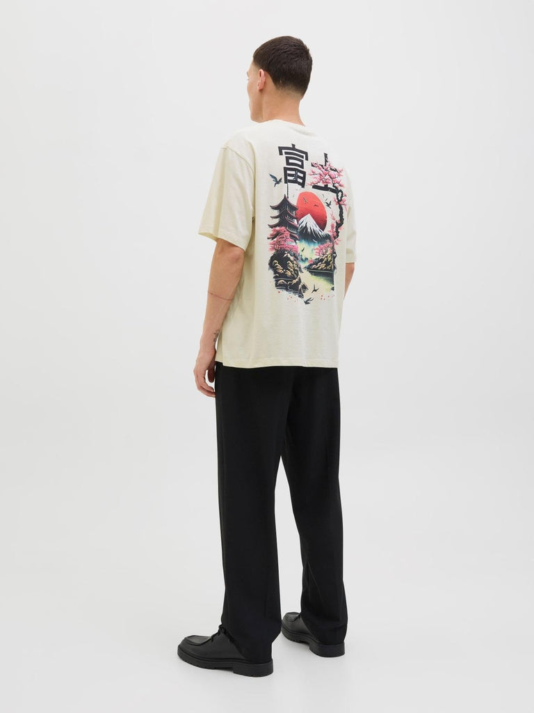 JACK AND JONES JORFUJI TEE SS CREW NECK TG