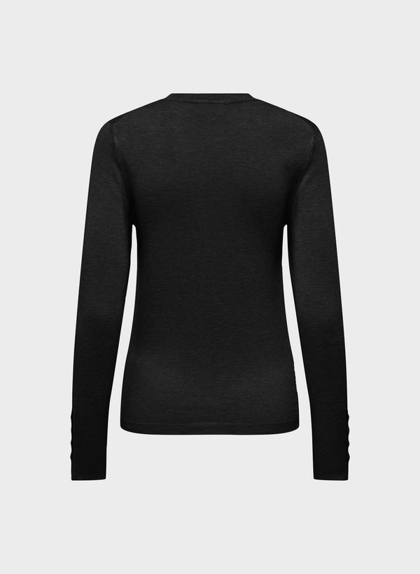 ONLY ONLJULIE LIFE LS BUTTON O-NECK CC KNT