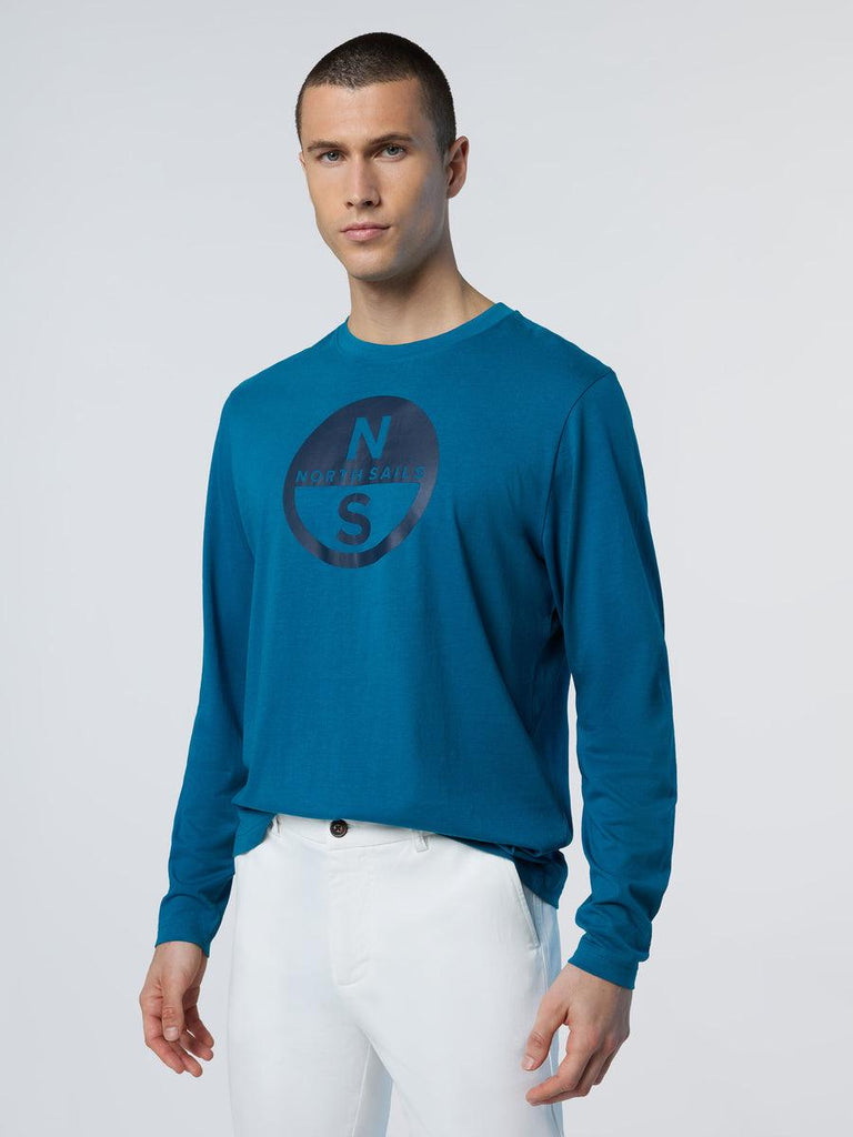 NORTH SAILS T SHIRT LONG SLEEVE W/GRAPHIC