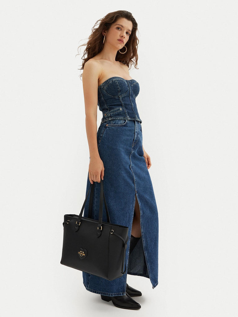 LOVE MOSCHINO BORSA SAFFIANO PU GRS