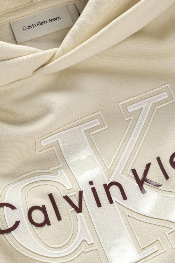 CALVIN KLEIN FESTIVE GRAPHIC FLEECE HOODIE