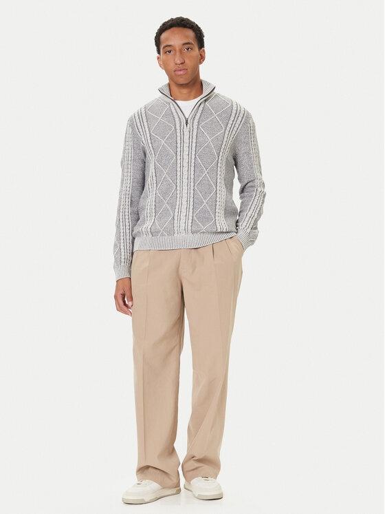 GUESS LS 1/2 ZIP MN NOEL CABLE SWTR