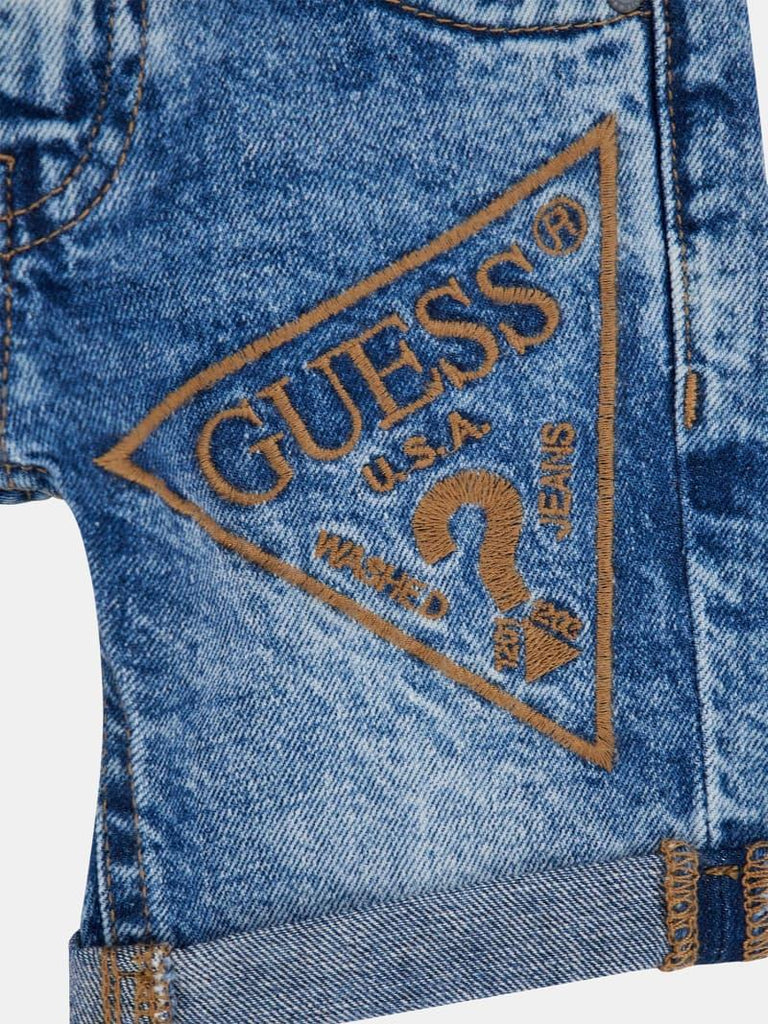 GUESS DENIM LINEN SHORTS