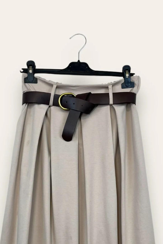 LOVEme Gonna a pieghe punto milano, elastico retro vita