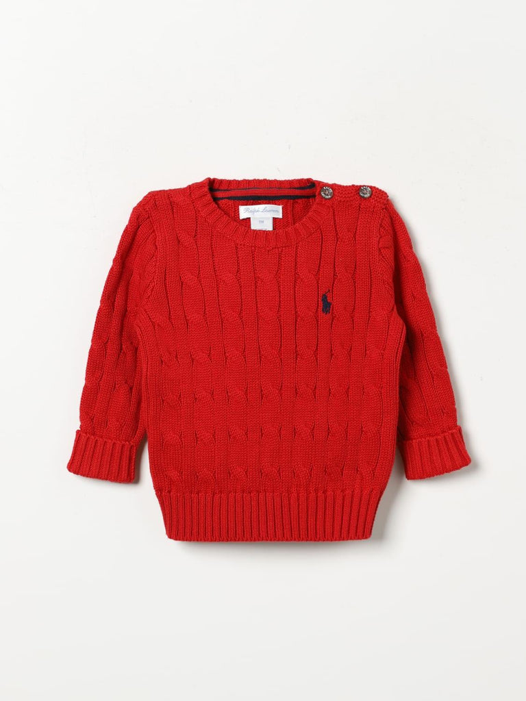 RALPH LAUREN LS CABLE CN-TOPS-SWEATER