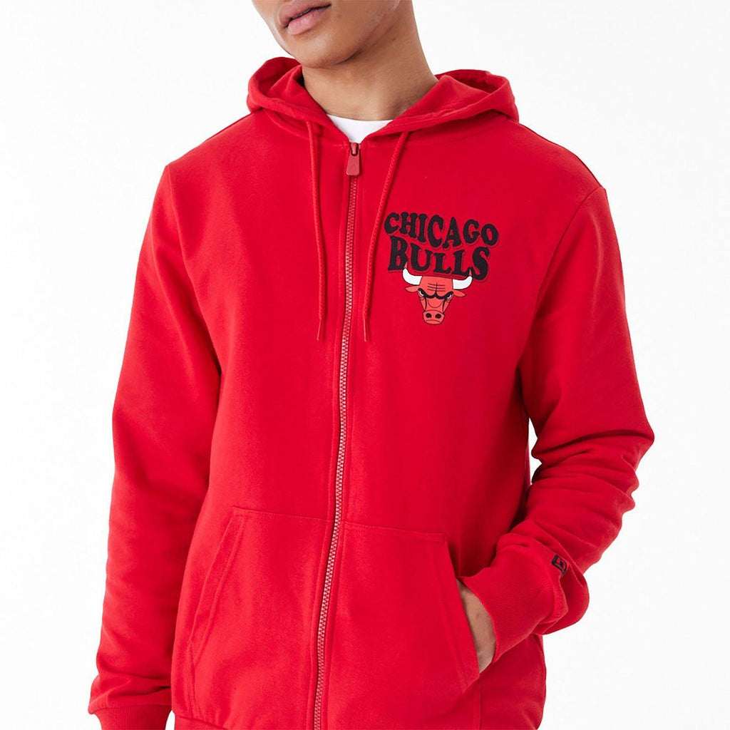 NEW ERA NBA SCRIPT FZ HOODY CHIBUL  FDRBLK