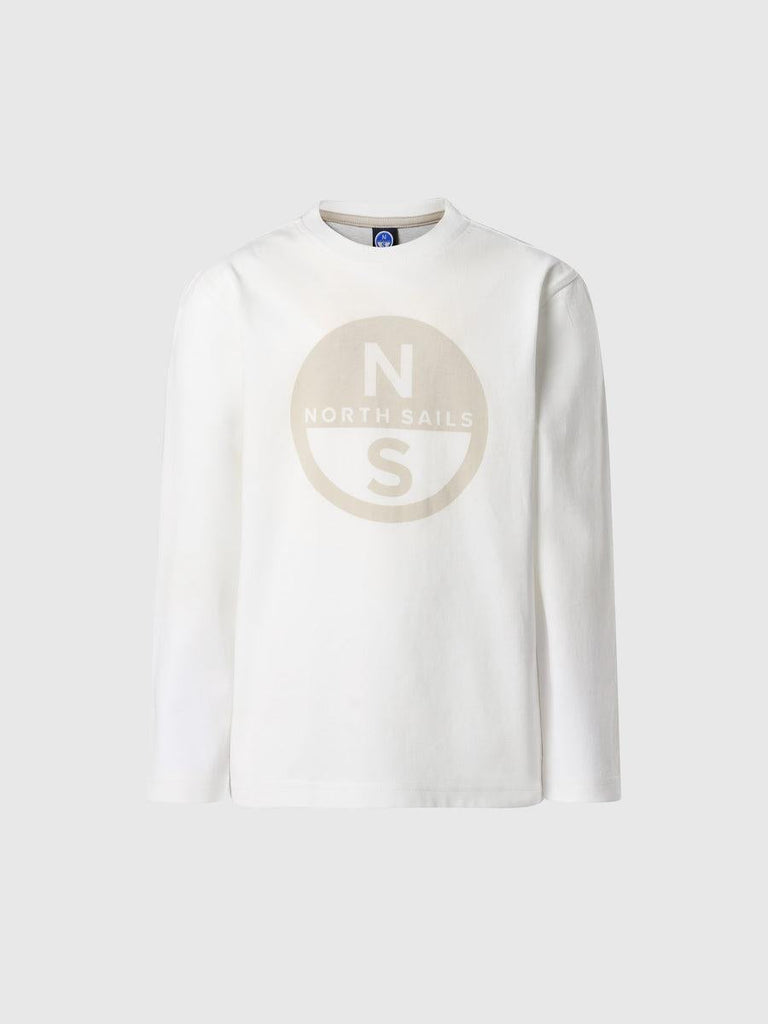 NORTH SAILS T SHIRT  LONG SLEEVE  W/GRAPHIC