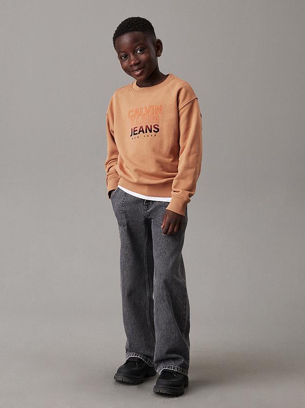 CALVIN KLEIN JEANS GRADIENT FLOCK LOGO CN