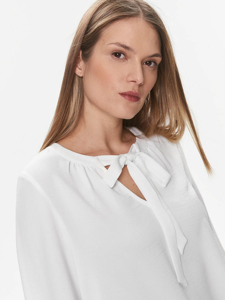 VERO MODA VMALVA BRIT LS TIE TOP WVN GA