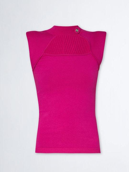 LIU JO ECS MAGLIA CHIUSA S/M BOTTONE