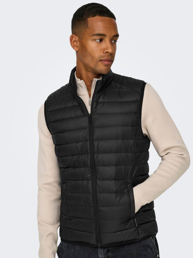 ONLY&SONS ONSGAVIN LIGHT DOWN ZIPPER VEST OTW