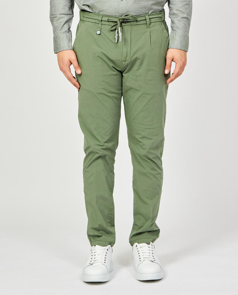 YES ZEE PANTALONE UOMO CON COULISSE TIPO CHINOS