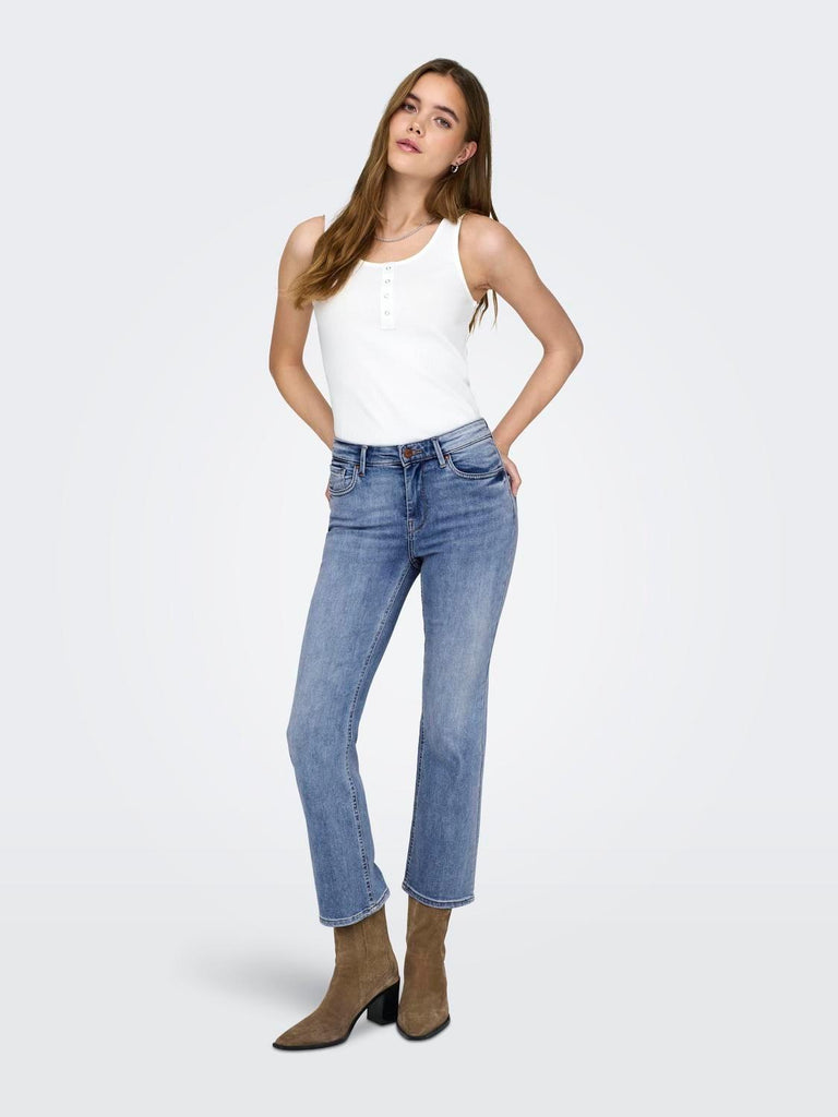 ONLY ONLKENYA MID CROP ANK SWT FLARE TAI566