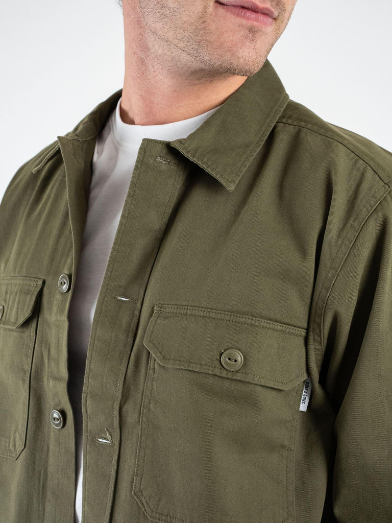 ONLY&SONS ONSSILVIO LS POCKET OVERSHIRT