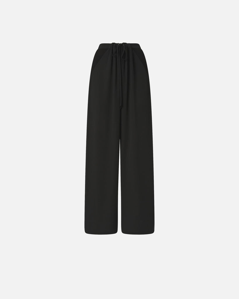 PINKO PANZEROTTO PANTALONE CREPE FLU