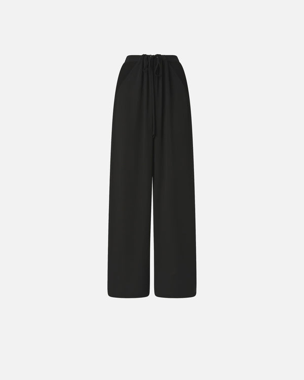 PINKO PANZEROTTO PANTALONE CREPE FLU