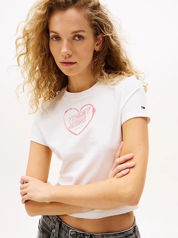 TOMMY JEANS TJW SLIM SH HEART TE