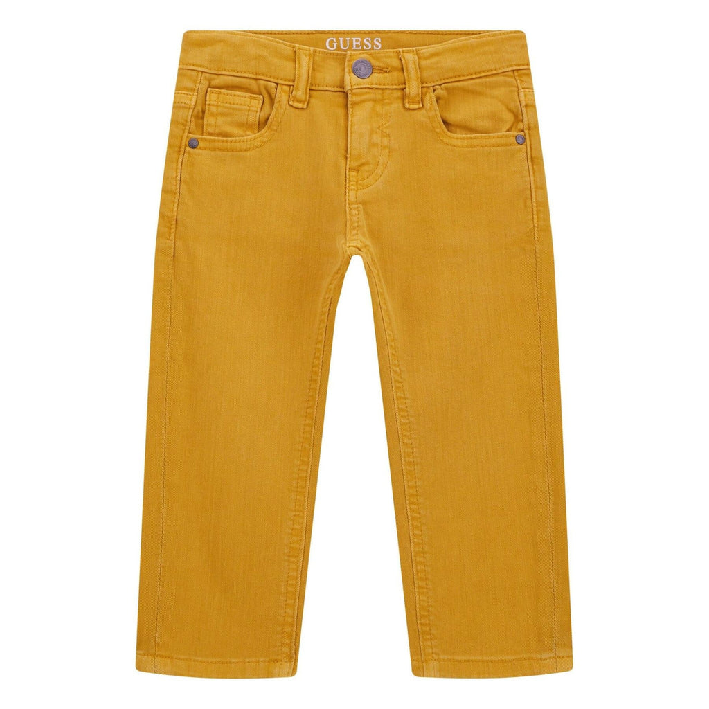GUESS GMD STR BULL DENIM SLIM PANTS
