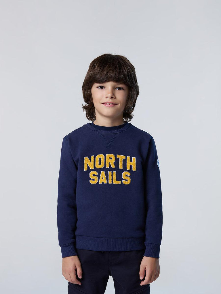 NORTH SAILS CREWNECK SWEATSHIRT WITH GRAPHIC