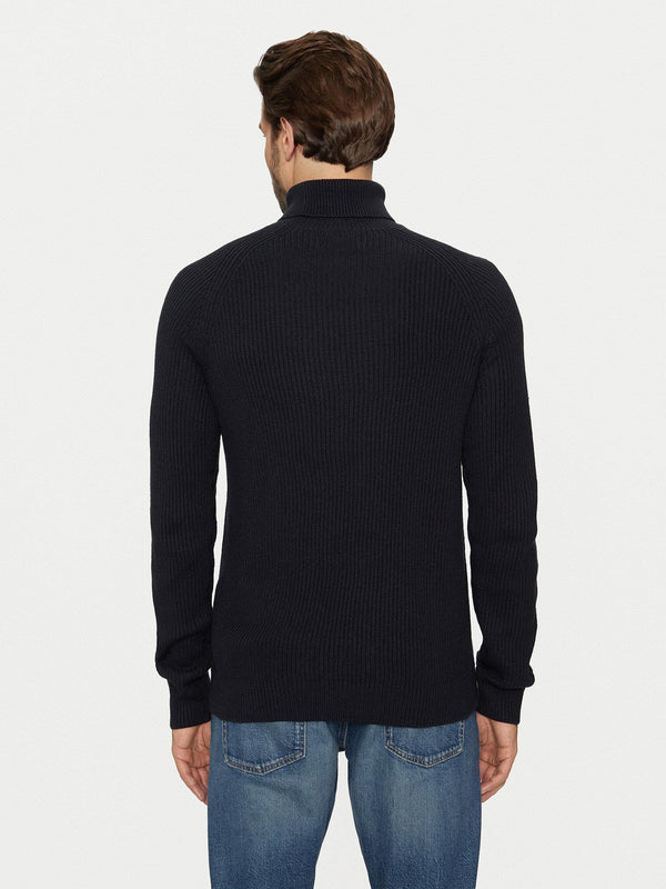 JACK AND JONES JJPANNEL KNIT ROLL NECK AW24