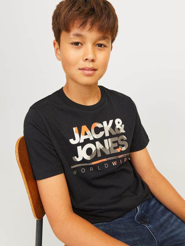 JACK JONES KIDS JJLUKE TEE SS CREW NECK JNR