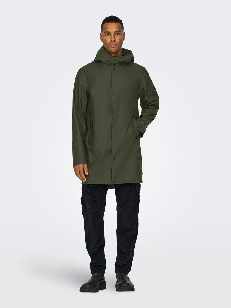 ONLY&SONS ONSLUCA RAIN COAT OTW NOOS